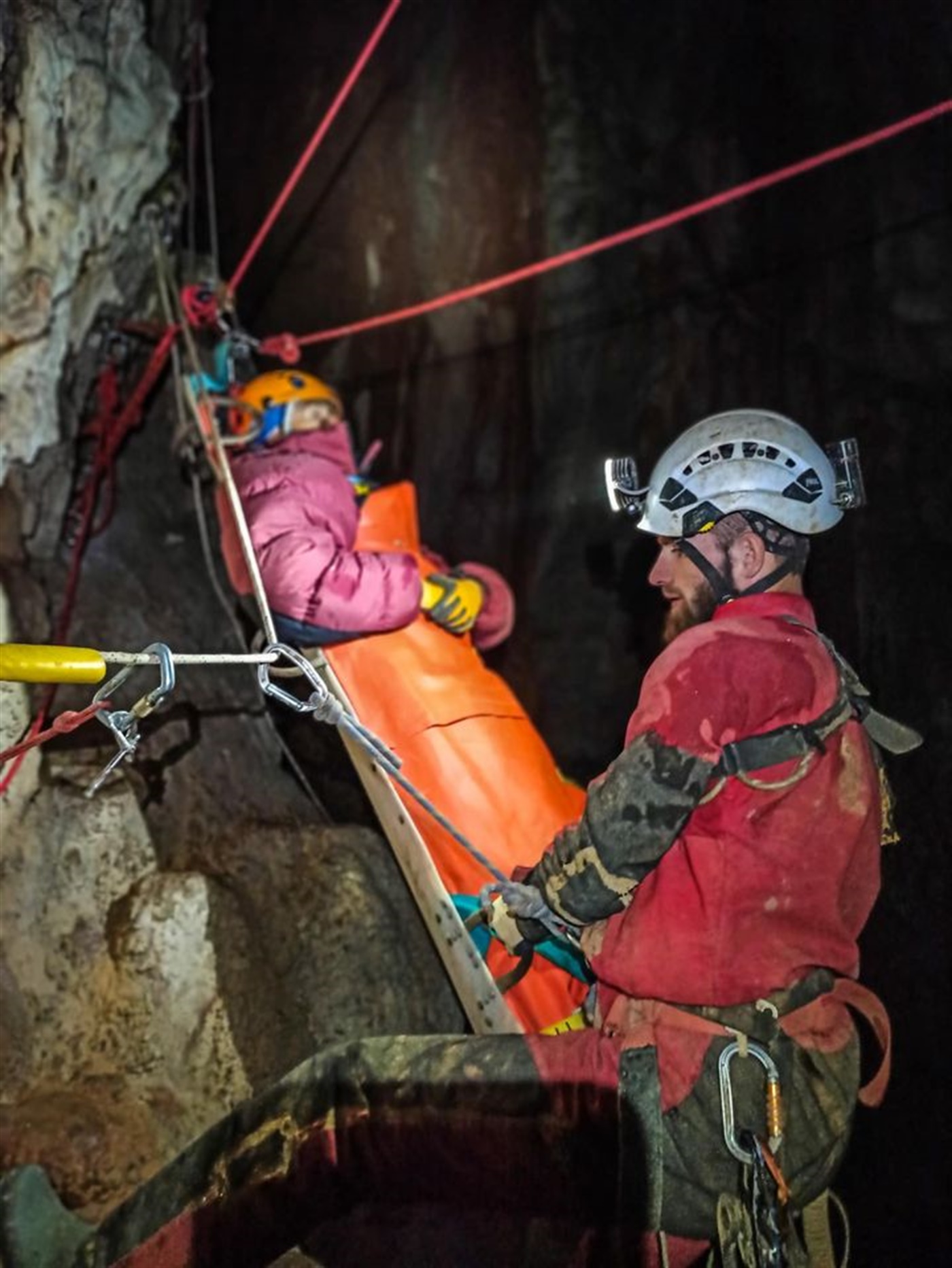 Vježba speleospašavanja HGSS Stanice Rijeka 